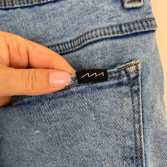 Factorie Slim Straight Fit Jeans - Medium Wash, Distressed, Size 32 - Picture 5 of 8